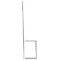Ekena Millwork 5-in. W x 18-in. D x 24-in. H Baker Architectural Grade PVC Knee Brace BRCP05X18X24BKR - alternate 3